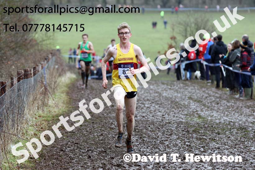 Mens under-20s 2018 British Inter Counties Cross Country Champs., Prestwold Hall, Loughborough. Photo: David T. Hewitson/Sports for All Pics